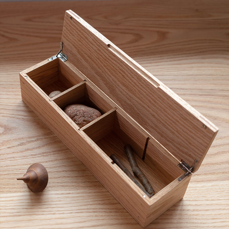 ハンドメイド 木製 小物入れ2点セット - 食器