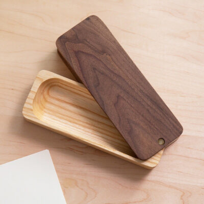 受注生産 職人手作り ペンケース 木製筆箱 小物入れ 木製 雑貨 ギフト