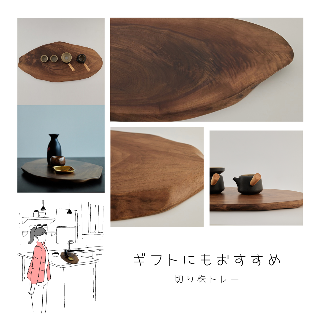 アンティーク カフェトレー 花台、ハンドメイド